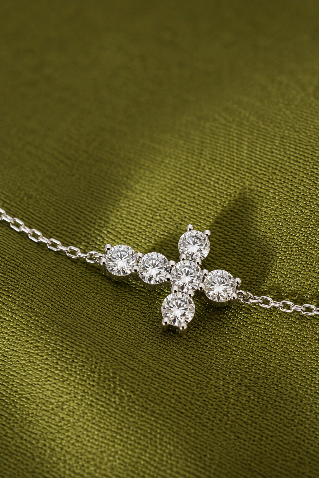Pulseira Cross | Moissanite