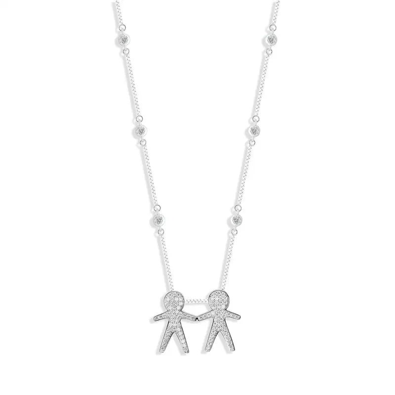Colar Heirloom Meninos | Moissanite