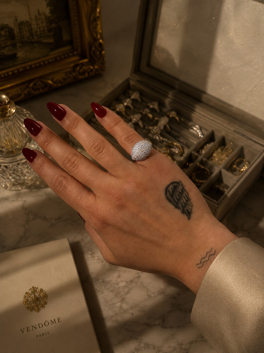 Anel Kensington Dome Moissanite