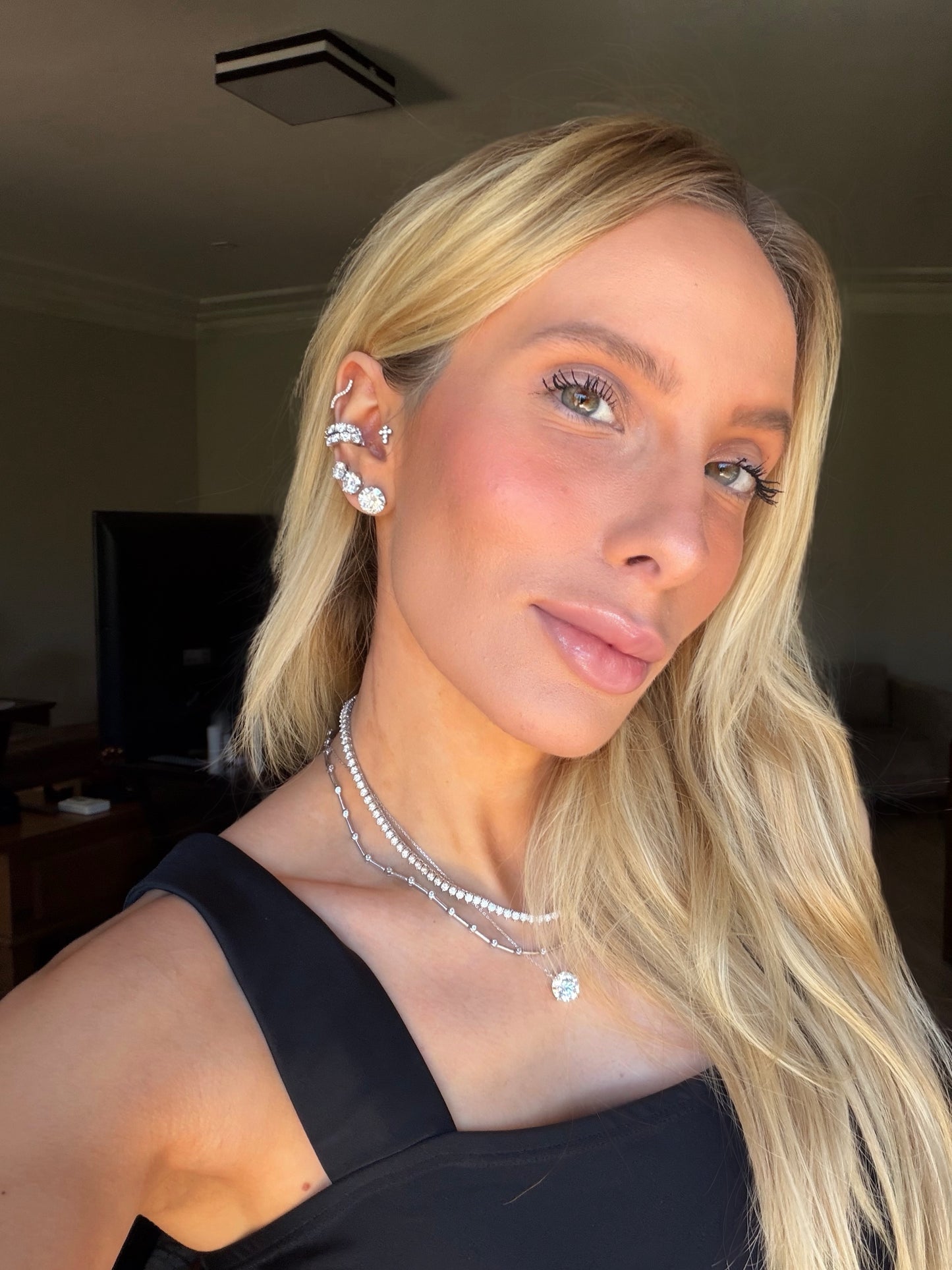 Colar Ponto de Luz 11mm |  Moissanite