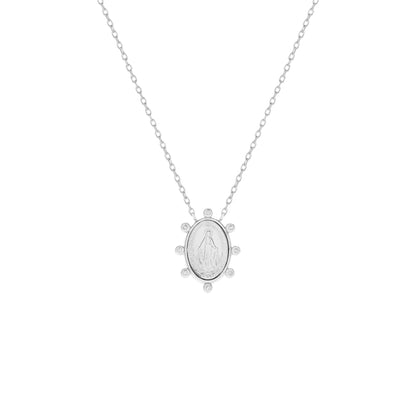 Colar Medalha Milagrosa | Moissanite