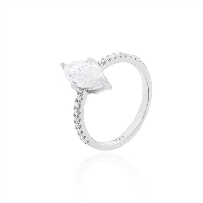 Anel Héritage Navete | Moissanite