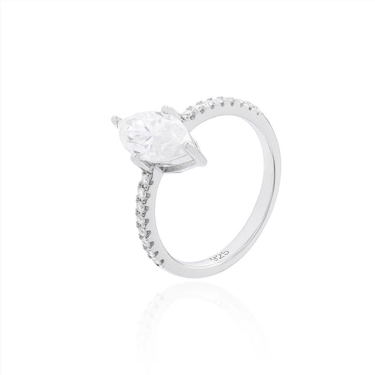 Anel Héritage Navete | Moissanite