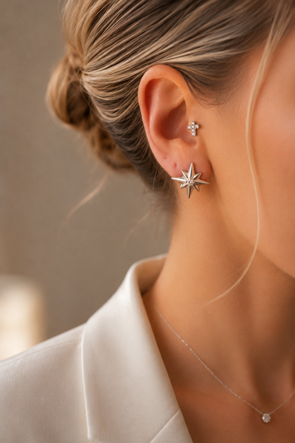 Brinco North Star Moissanite