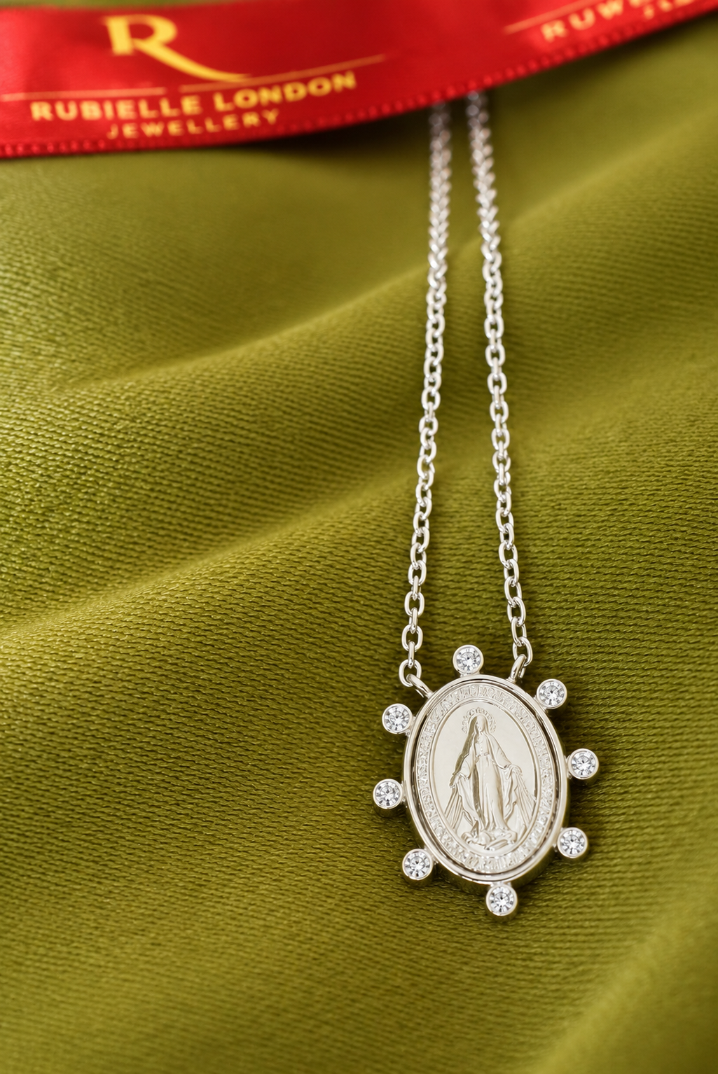 Colar Medalha Milagrosa | Moissanite