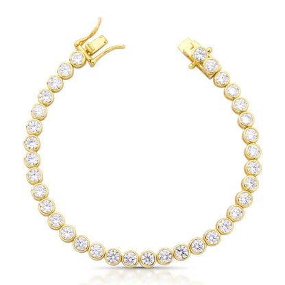 Pulseira Riviera Éclat 4mm - Moissanite