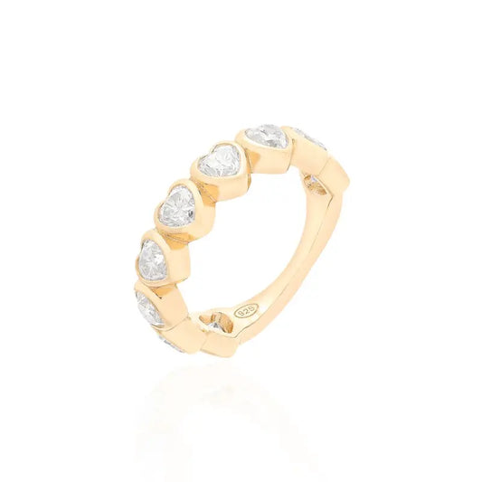 Anel Windsor Heart — Moissanite