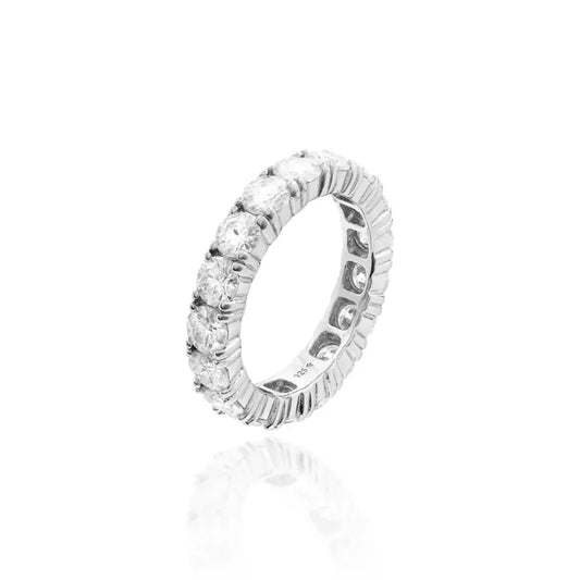 Anel Riviera – 4mm | Moissanite