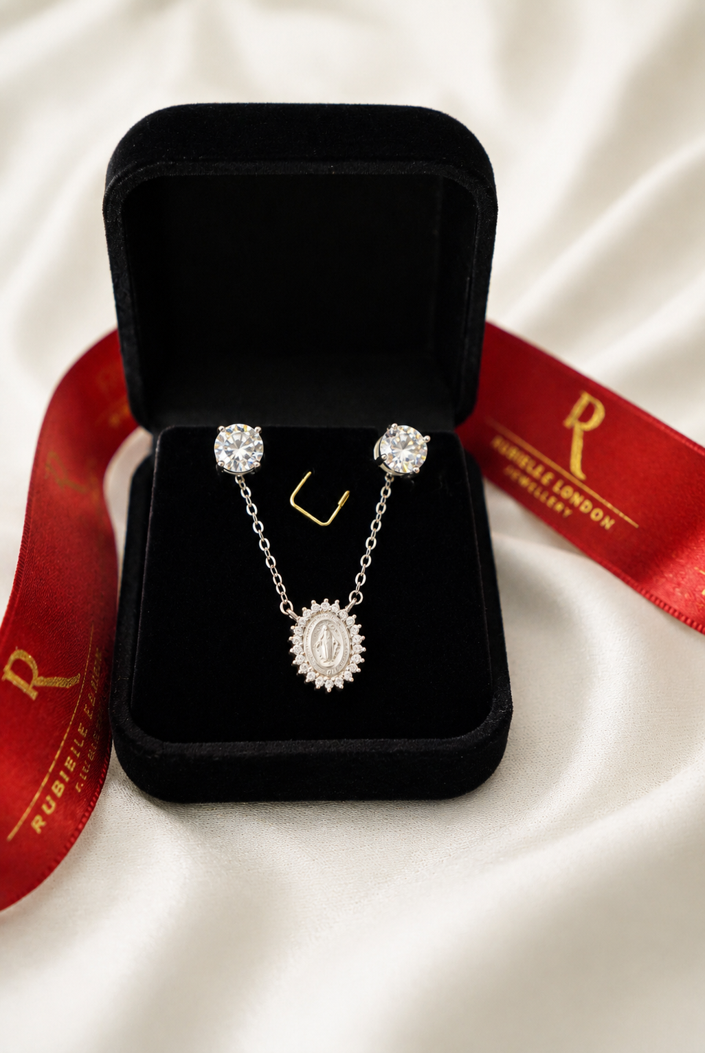 Colar Medalha Milagrosa | Moissanite