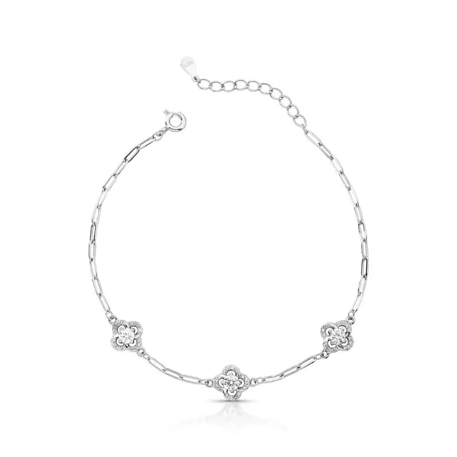 Pulseira Blossom - Moissanite
