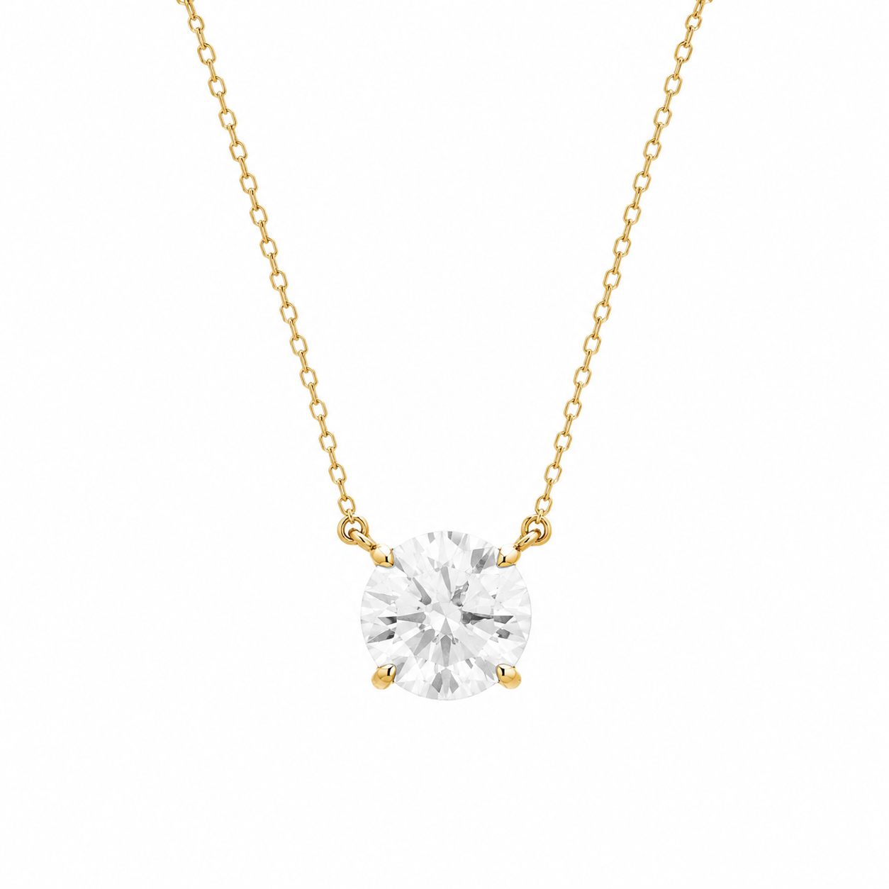 Colar Majesty 11mm - Ouro 18k | Moissanite