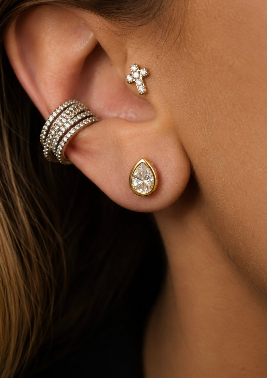 Piercing Éclat — Moissanite
