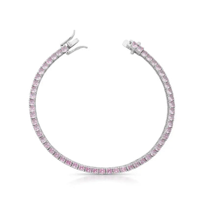 Pulseira Riviera Kunzita Inspired — 3mm | Lumina