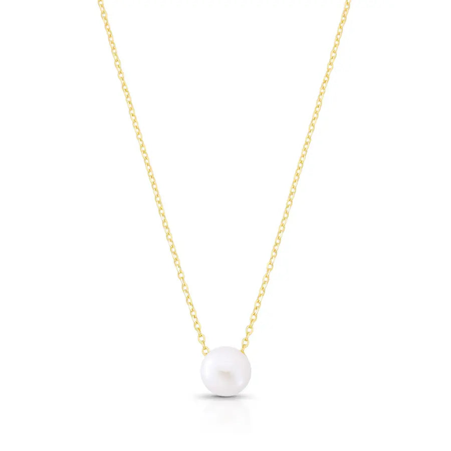 Colar Grace Pearl — Pérola Natural | Ouro 18k Vermeil