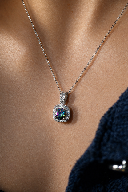 Colar Aurora Boreal® – Moissanite