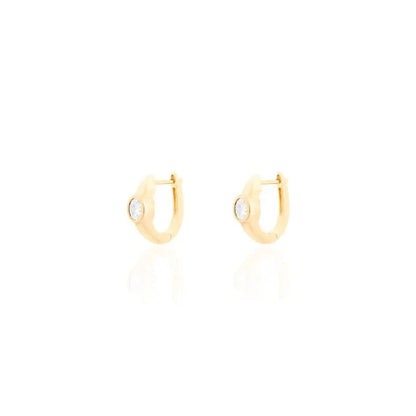 Argola Alva n°4 | Moissanite