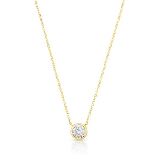 Colar Celeste 5mm  | Moissanite