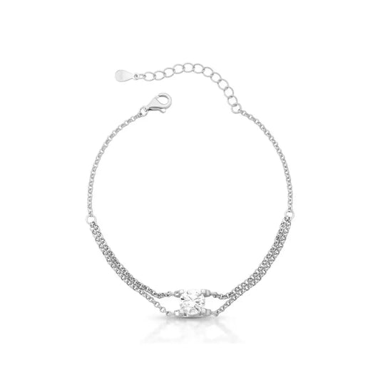 Pulseira Majesty Ponto de Luz  — Moissanite
