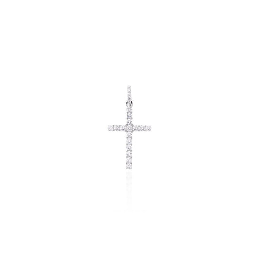 Pingente Crucifixo - Moissanite