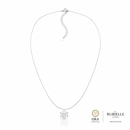 Colar Majesty Ponto de Luz 9mm Moissanite | Invisível