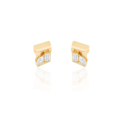 Brinco Windsor Mosaic - Moissanite