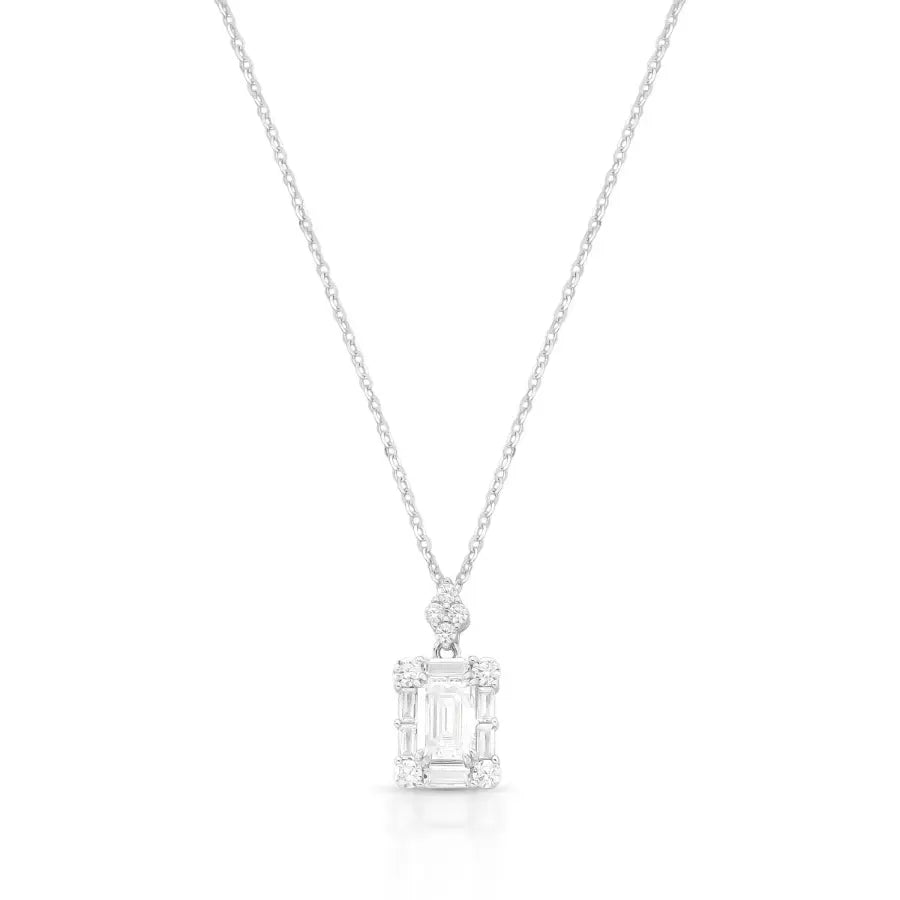 Colar Emerald Lumière | Moissanite