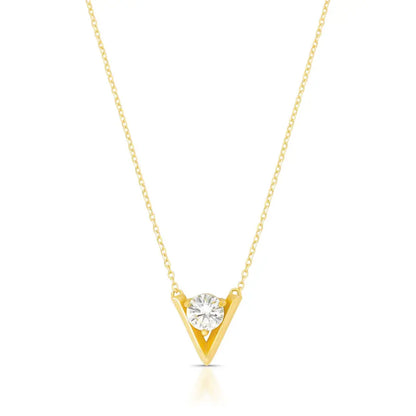 Colar Triangle | Moissanite