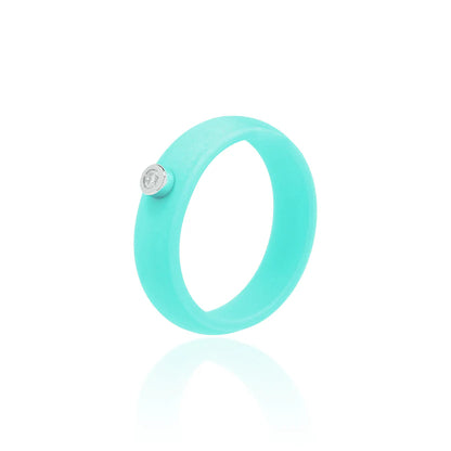 Anel Active Ciano -  Moissanite