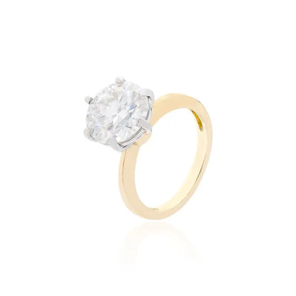 Anel Solitário 11mm | Moissanite