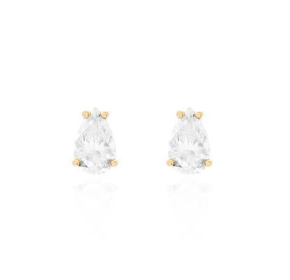 Brinco Kensington Pear Moissanite