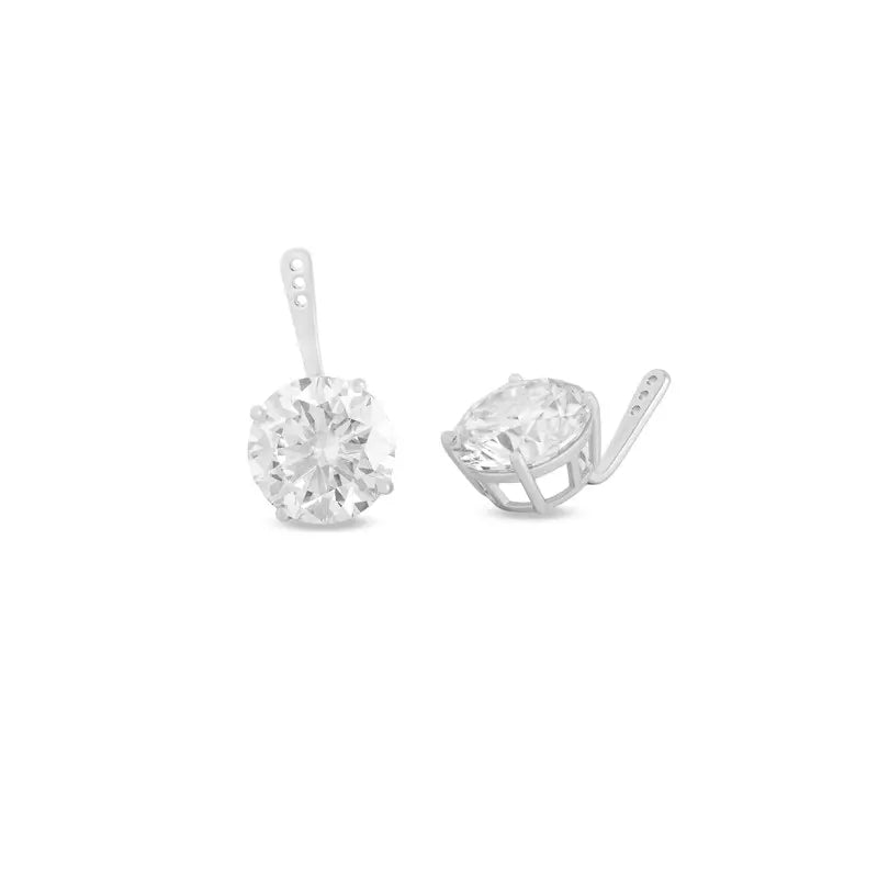 Ear Jacket 12mm | Moissanite