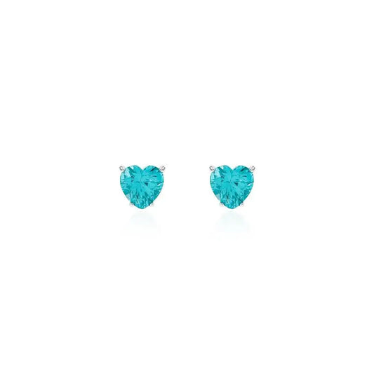 Brinco Azura 6.5mm Turmalina Paraíba Insp.