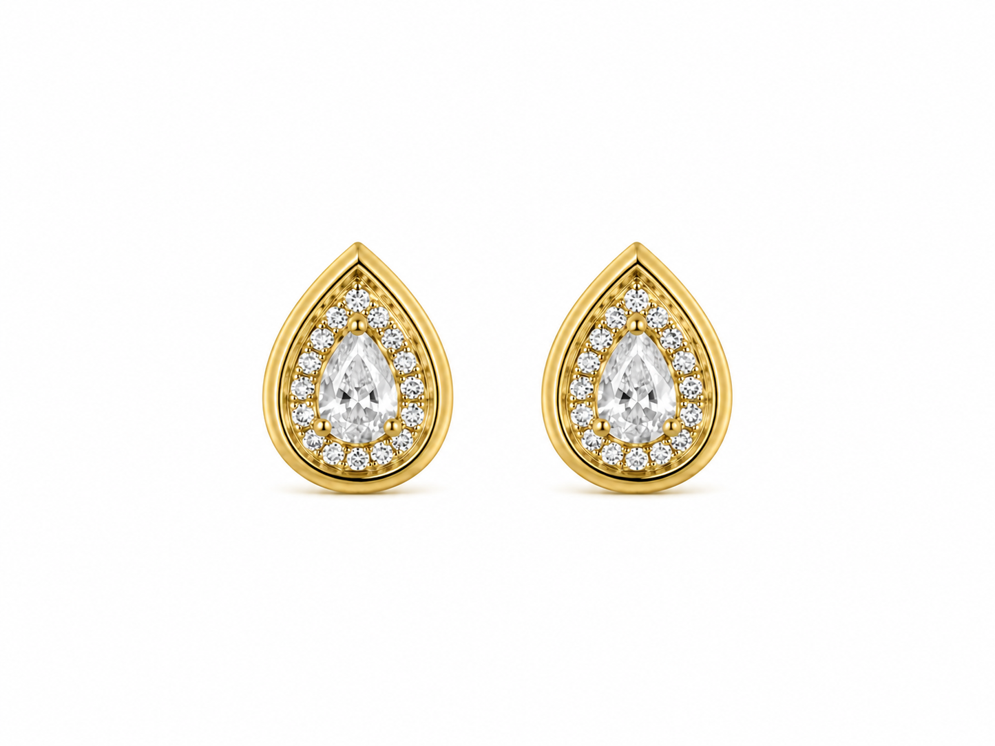 Brinco Victoria - Moissanite | Ouro 18k