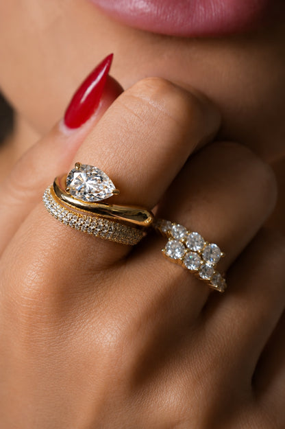Anel Dynasty | Moissanite