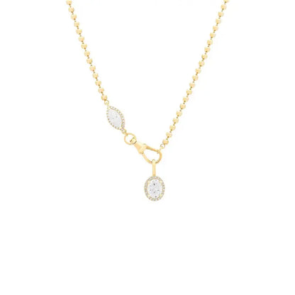 Colar Sélène Duo | Moissanite