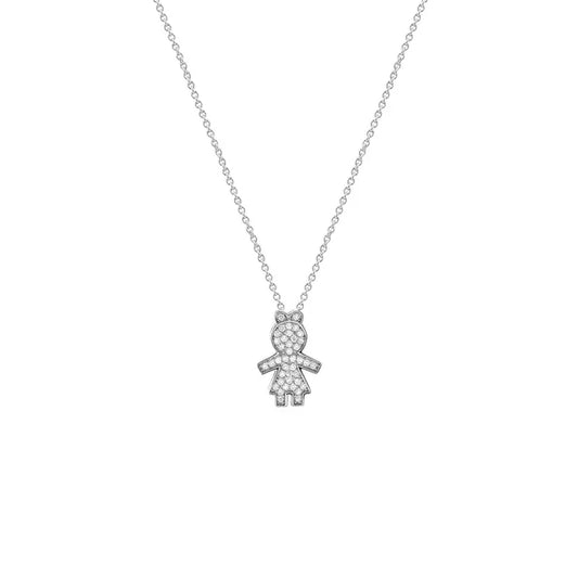 Colar Heirloom Menina | Moissanite