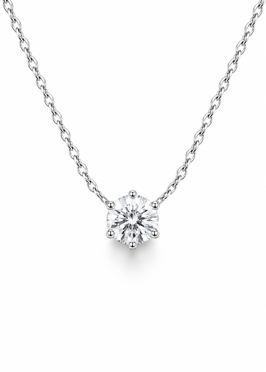 Colar Majesty em moissanite