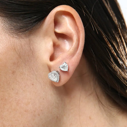 Brinco Sovereign Heart — Moissanite