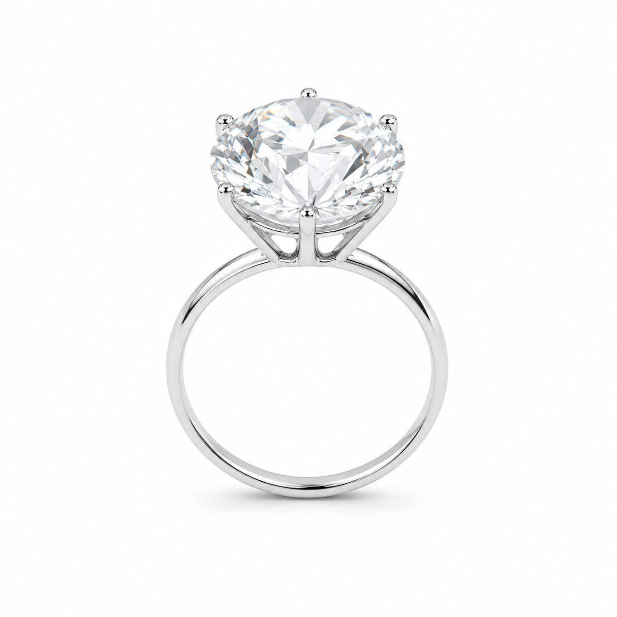 Anel Sovereign 14mm — Moissanite