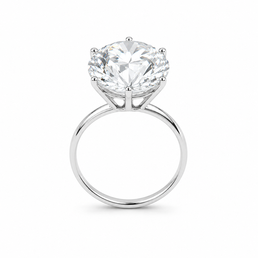 Anel Sovereign 14mm — Moissanite