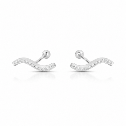 Piercing Windsor Wave — Moissanite