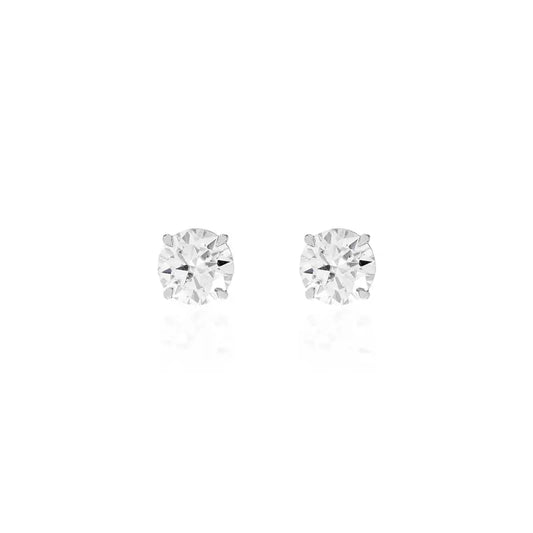 Brinco Ponto de Luz 10mm | Moissanite