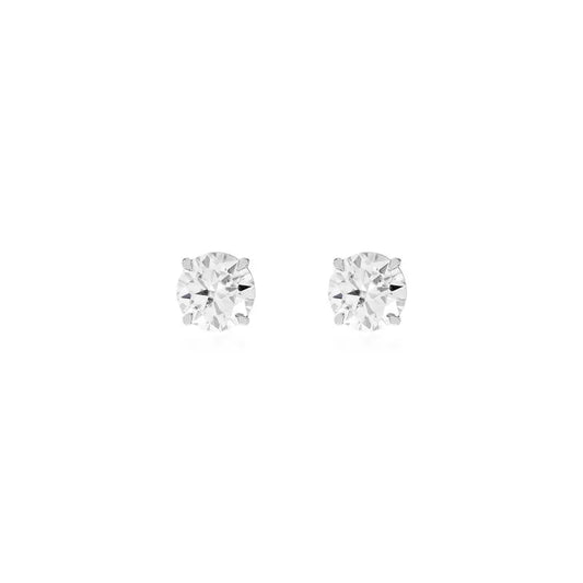 Brinco Ponto de Luz 9mm | Moissanite