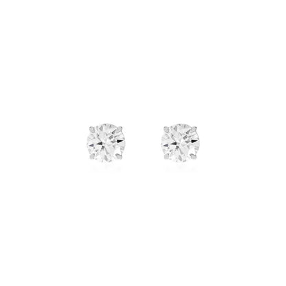 Brinco Ponto de Luz 8mm | Moissanite