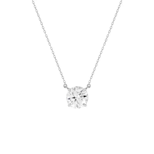 Colar Ponto de Luz 10mm | Moissanite
