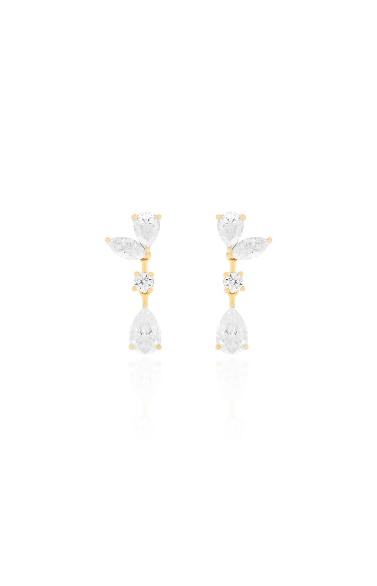 Brinco Magnólia | Moissanite