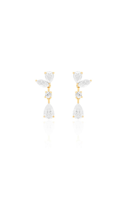 Brinco Magnólia | Moissanite