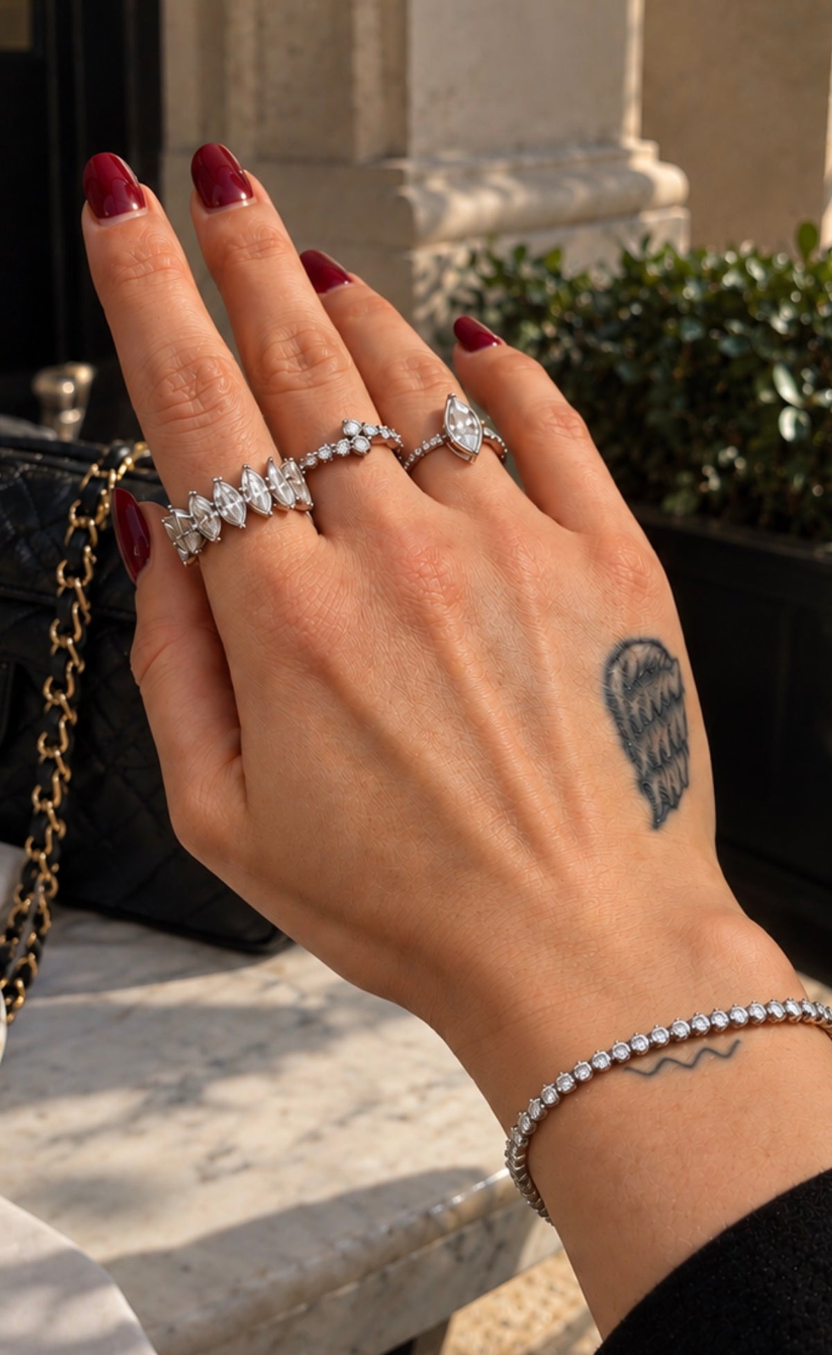 Pulseira Riviera - Moissanite 2mm