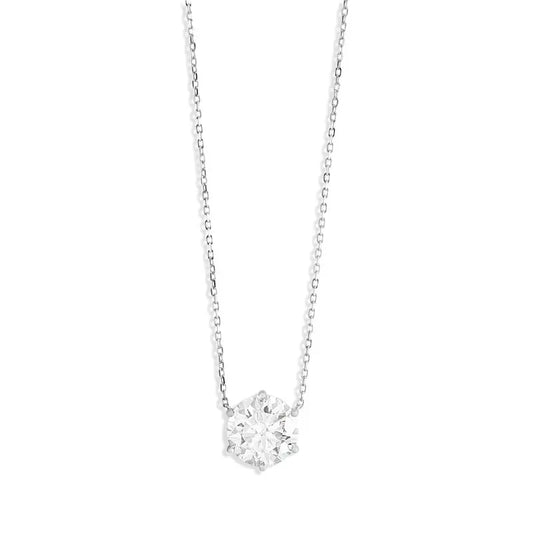 Colar Ponto de Luz 11mm |  Moissanite