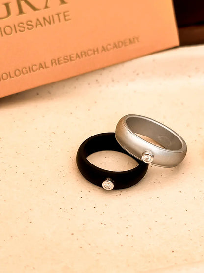 Anel Active Black -  Moissanite